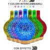 Visualizzazione DIFFUSORE IN MURANO 3D CON LED