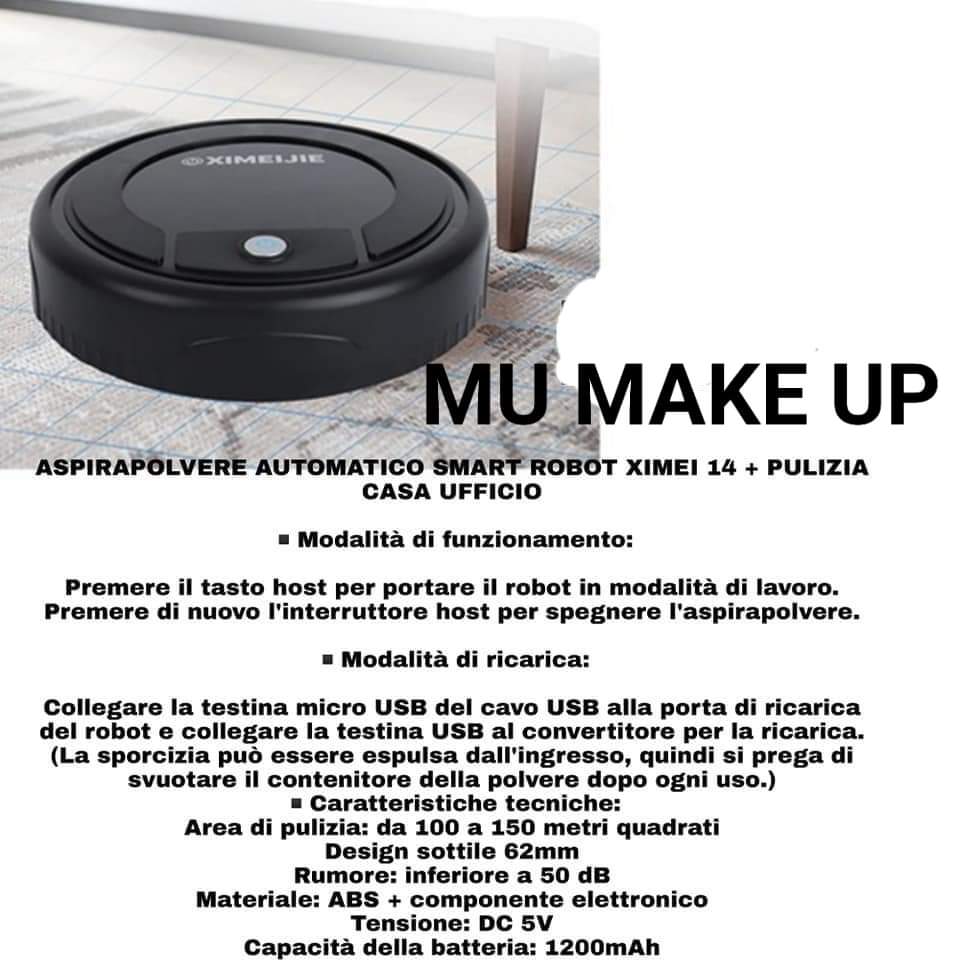 ASPIRAPOLVERE AUTOMATICO MU MAKE UP - AB Shop
