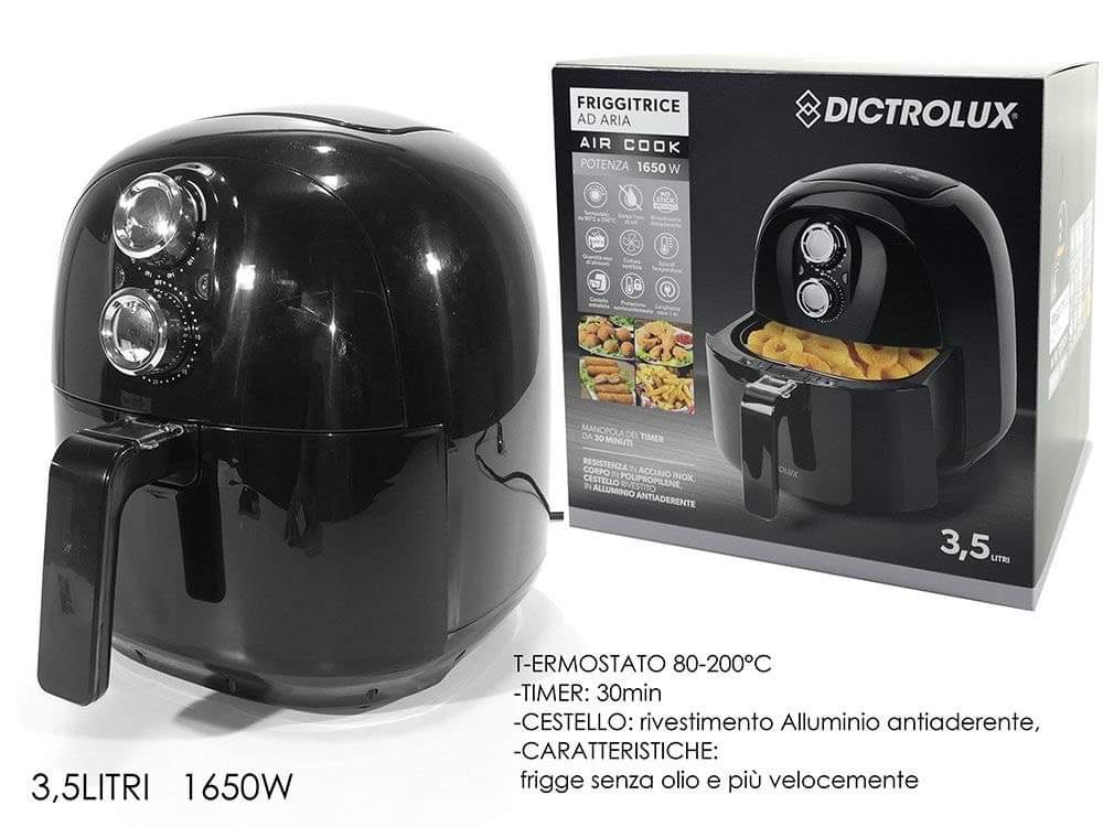 FRIGGITRICE AD ARIA 3.5LITRI NODIGITAL Visualizzazione FRIGGITRICE AD ARIA 3.5LITRI NODIGITAL