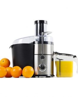 Spremi agrumi elettrico  220-240V~50/60Hz 850W max • Lama e filtro in acciaio inossidabile • Contenitore di raccolta polpa e succo separati • Rumorosità ridotta, ridotto consumo energetico • Blocco di sicurezza • Piedini in gomma antiscivolo