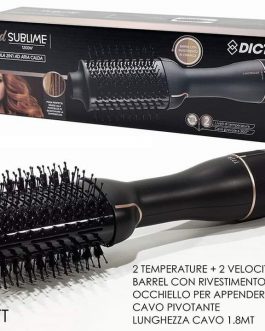 Spazzola 2 in 1 aria calda