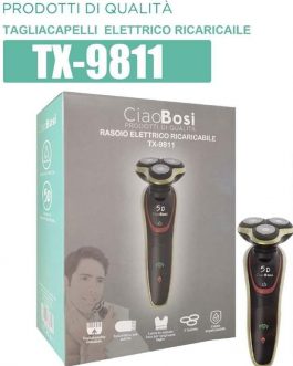 CIAOBOSI  RASOIO ELETTRICO RICARICABILE