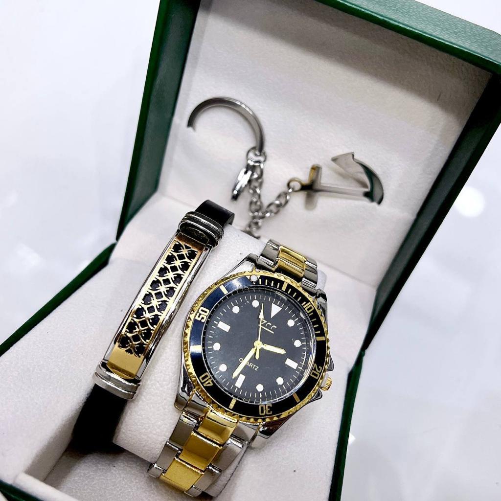 Vari modelli Completo regalo uomo✨ Orologio ❣️ Bracciale ❣️ Portachiavi ❣️  Scatola ✨ ( Gli orologi possono scegliere tra i seguenti) - AB Shop