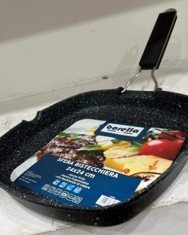 bistecchiera misura 24*24cm Pietra lavica