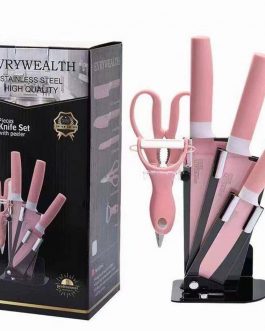 Set pink coltello