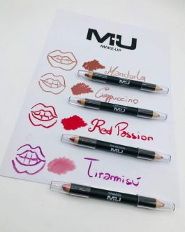 Matitone duo labbra  Il Matitone Duo Labbra mu make up si presenta con una doppia colorazione, perfetta per un trucco Day & Night. Racchiude due rossetti in un unico prodotto ed è un ottimo alleato di bellezza da tenere sempre in borsetta.