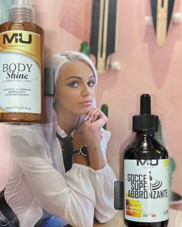 Body shine illuminate viso& corpo 150 Ml + olio goccesuper abbronzante 100Ml prezzo 💣💣💣MU MAKE UP