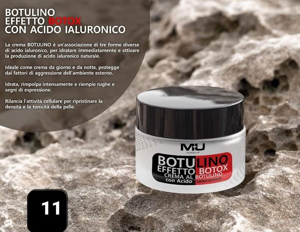 CREMA BOTULINO ALL'ACIDO IALURONICO - MU MAKE UP Visualizzazione CREMA BOTULINO ALL'ACIDO IALURONICO - MU MAKE UP