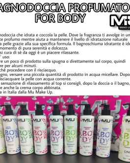 NUOVA LINEA BAGNODOCCIA PROFUMATO – MU MAKE UP