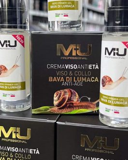 Kit bava lumaca 🐌 Crema viso &collo + siero viso  MU MAKE UP