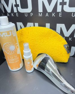 •KIT SUN YELLOW 💛  •SHAMPOO&SPRAY ILLUMINANTE   •SPAZZOLA SCIOGLI NODI MU MAKE UP