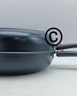 LUIGI GALA🇮🇹 NUOVA PADELLA DOPPIA ALTA 🤩🤩🤩 IN PIETRA ANTIADERENTE🔝🔝 DIAMETRO 26 CM 🔝🔝🔝 ADATTA A TUTTI I TIPI DI FORNELLO 🤩🤩🤩 CON MANICI ESTRAIBILI 🔝🔝🔝 ART. FORNETTO ALTO