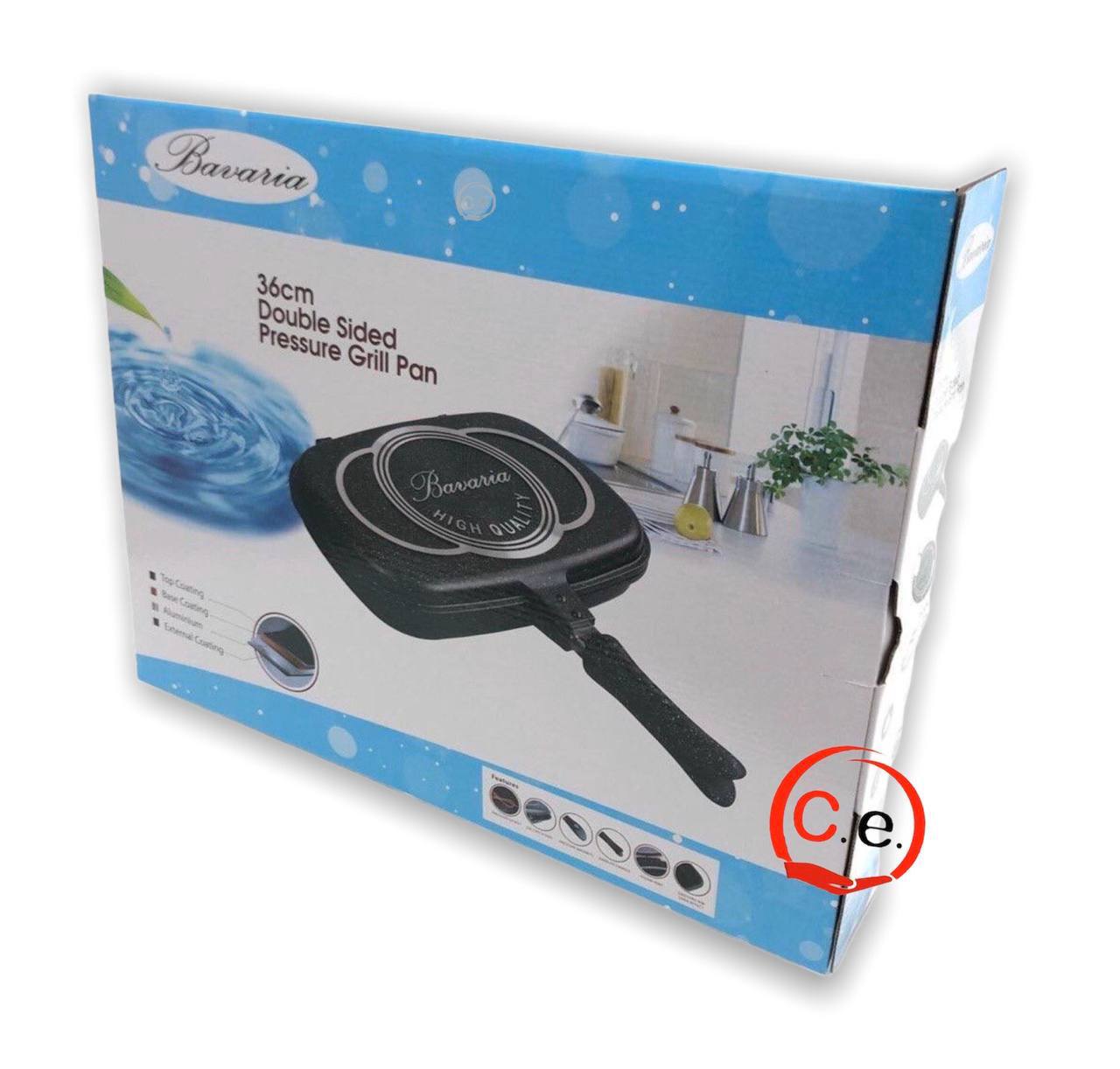 Set Padelle 11 Pz. Batteria Pentole Da Cucina In Pietra Lavica Nera Dg Bavaria Padelle Con Coperchi E Manici