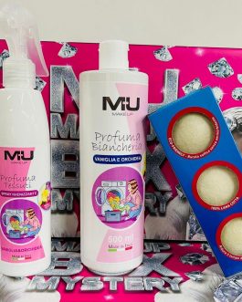 KIT PROFUMO BIANCHERIA SPRAY TESSUTI 250ML PROFUMO BIANCHERIA 500ML 1 CONFEZIONE SFERE
