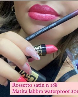 Kit matita waterproof + rossetto  MU MAKE UP ❤️🇮🇹💣