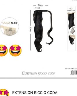 EXTENSION LISCI e ricci CODA si possono lavare e piastrare