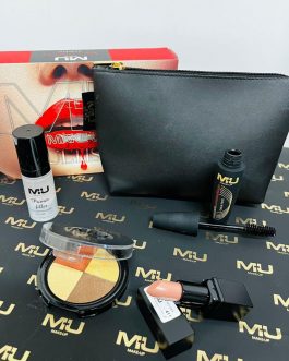 Kit pochette + scatola + rossetto MERCEDESZ + primer + palette + Mascara MU MAKE UP 💣❤️🇮🇹