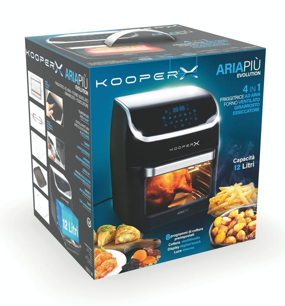 FRIGGITRICE AD ARIA 12LITRI KOOPER Visualizzazione FRIGGITRICE AD ARIA 12LITRI KOOPER