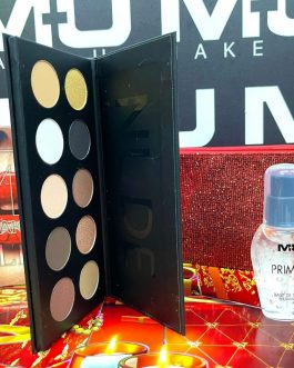 Kit scatola + pochette + palette 10 cialde + primer viso MU MAKE UP 🇮🇹❤️💣