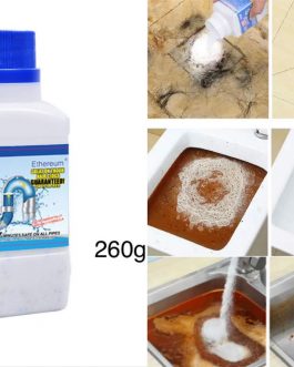 Detergente per fognature, detergente per scarichi, Deodorante, detergente per lavelli, detergente schiumogeno rapido per scarichi dei bagni della Cucina 260g