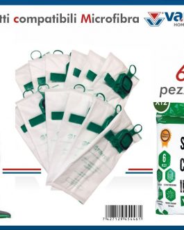 Sacchetti folletto VK 140/150 confezione da 6 pezzi