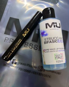Kit Struccante bifase 100 Ml + mascara black