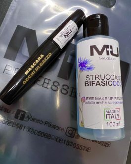 Kit Struccante bifase 100 Ml + mascara black