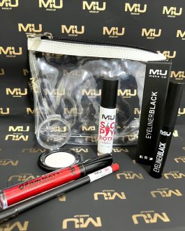 Kit❤️  Pochette Lip peperoncino Eyeliner punta rigida Matita rossa Lip glam matt Ombretto