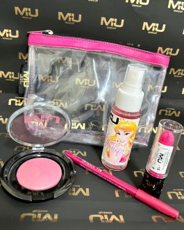 Kit❤️  Pochette Blush  Matita labbra Tinta semipermanente Profumo principesse