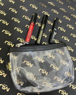 Kit❤️  Pochette Lip glam matt Mascara longlash Eyeliner