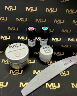 scegli il tuo kit con i colori che preferisci •builder cover gel •gel polish •gel polish •spider white •lima unghie