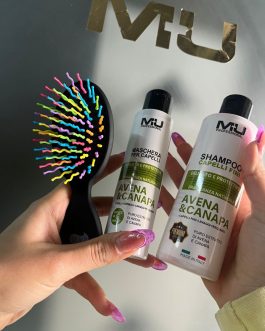 multiset •shampo 200 ml •maschera 100 ml •spazzola