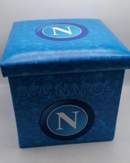 NUOVO POUF CONTENITORE NAPOLI 😍😍😍😍😍😍  TESSUTO ECOPELLE 🔝  MISURE MAXI 🔝🔝🔝  PRODOTTO UFFICIALE SSC NAPOLI 🇮🇹🇮🇹🇮🇹