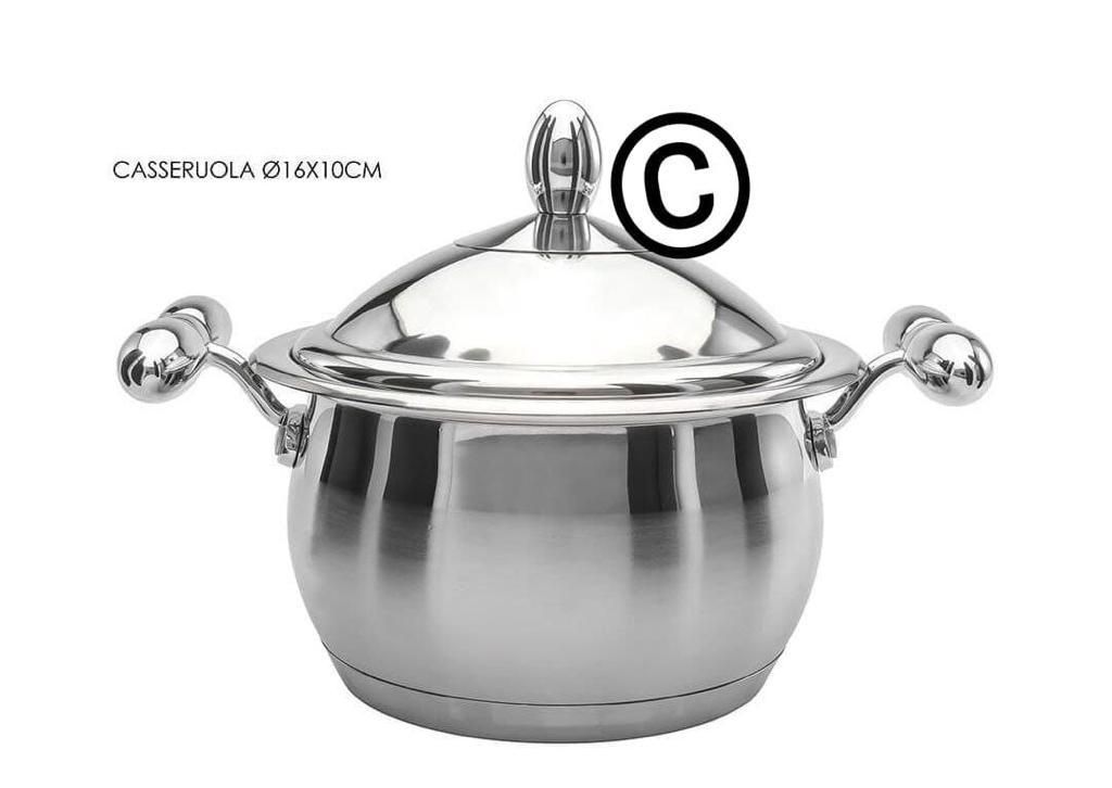 KADAX Pentola alta da 11 l, con coperchio, in acciaio inox, versatile, per tutti i piani cottura