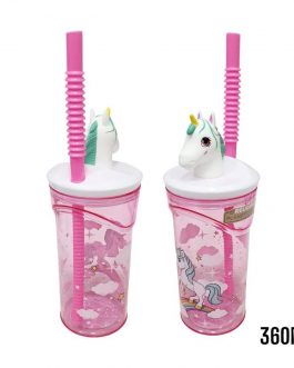 BICCHIERE 3D CON CANNUCCIA 360ML