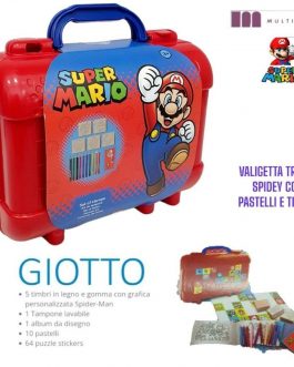 MULTIPRINT SET CON PASTELLI TIMBRI IN VALIGETTA GIOTTO MADE IN ITALY