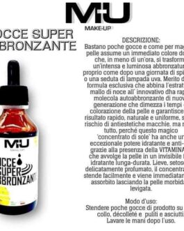 Gocce super abbronzate mu make up