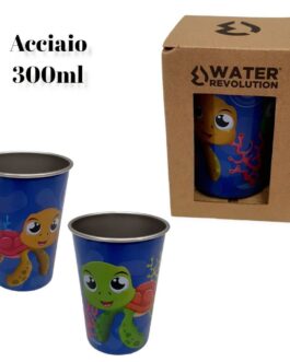 BICCHIERE ACCIAIO 300ML