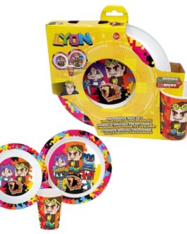 LYON E DINOSAURI  SET PAPPA 3PZ MICRO MILANINO