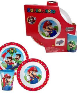 SET PAPPA SUPER MARIO  3 PZ MICRO