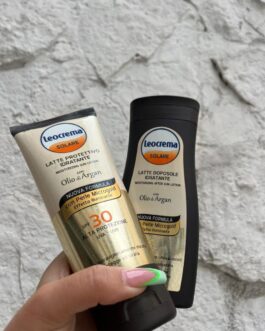 COPPIA LEOCREMA  latte protettivo idratante  SPF30 + latte doposole idratante