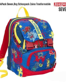 SCUOLA 2023 PRODOTTO SEVEN ZAINO JACKPACK TRASFORMABILE