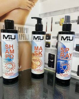 NUOVO SET 3 PEZZI MARE NUOVA COLLEZIONE SOLARE PROFUMAZIONE ESTIVA☀️🌊 SHAMPOO SOLARE FILTRO UV 250 ML MASCHERA SOLARE FILTRO UV 250 ML SPRAY PROTEZIONE CAPELLI SOLARE UV 250 ML