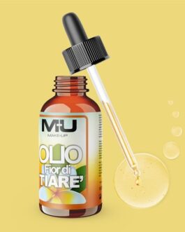 L’OLIO SOLARE FIOR DI TIARÈ PUÒ ESSERE UTILIZZATO SIA PER FAVORIRE UN’ABBRONZATURA INTENSA SIA COME OLIO DA MASSAGGIO  IN VETRO 100ML