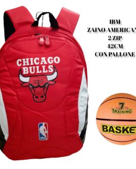 OFFERTA! ZAINO AMERICANO E PALLONE DA BASKET VARI MODELLI