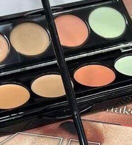 PALETTE 5 COLORI CORRETTORI IN CREMA CON PENNELLO