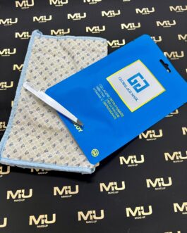 KIT ~MASCHERA VISO IN TESSUTO ~PINZETTA SOPRACCIGLIA ~POCHETTE
