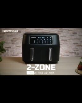 Friggitrice ad aria 1800 watt Doppio cestello  Dictrolux