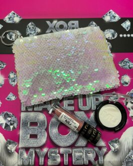 Pochette paillettes + ombretto cotto  + tinta semipermanente MU MAKE UP