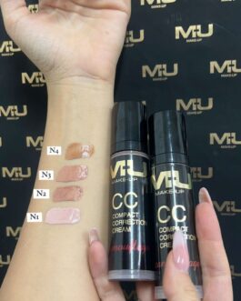 CC CREAM  COMPACT CORRECTION CREAM 3in1 CAMOUFLAGE LEGGERMENTE PIGMENTATA  DISPONIBILE IN 4 TONALITÀ   MU MAKE UP